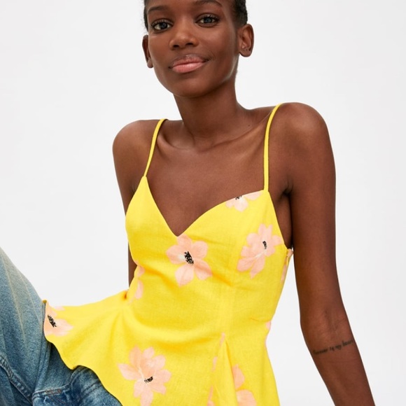 NWOT Zara XS bust strap tank top - Picture 6 of 8